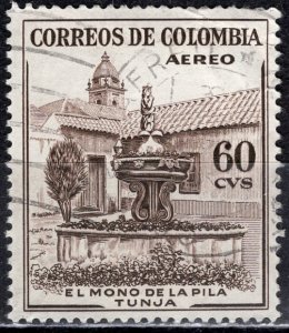 Colombia; 1954: Sc. # C247: Used Single Stamp