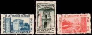 Mexico 1942 SC# C117-9 Used E33