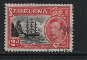 ST. HELENA, 138, USED, 1949, GEORGE VI TYPE OF 1938