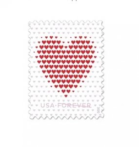 2020 Made of Hearts LOVE  forever stamps  5 Booklets 100plp