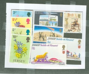 Jersey #30/32/95-8/393-5 Mint (NH) Single (Complete Set) (Flowers)