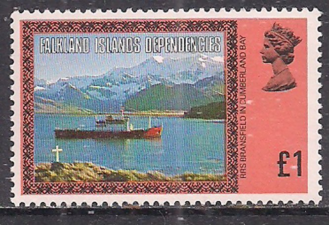 Falkland Islands Dependencies 1980 QE2 £1 SG 287a MNH  ( C240 )