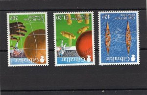 GIBRALTAR 1999 SPORTS SET OF 3 STAMPS MNH