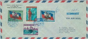 84783 - HAITI  - POSTAL HISTORY - FDC COVER  to Italy  1960  OLYMPIC  Games