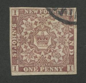 NEWFOUNDLAND #1 USED VF