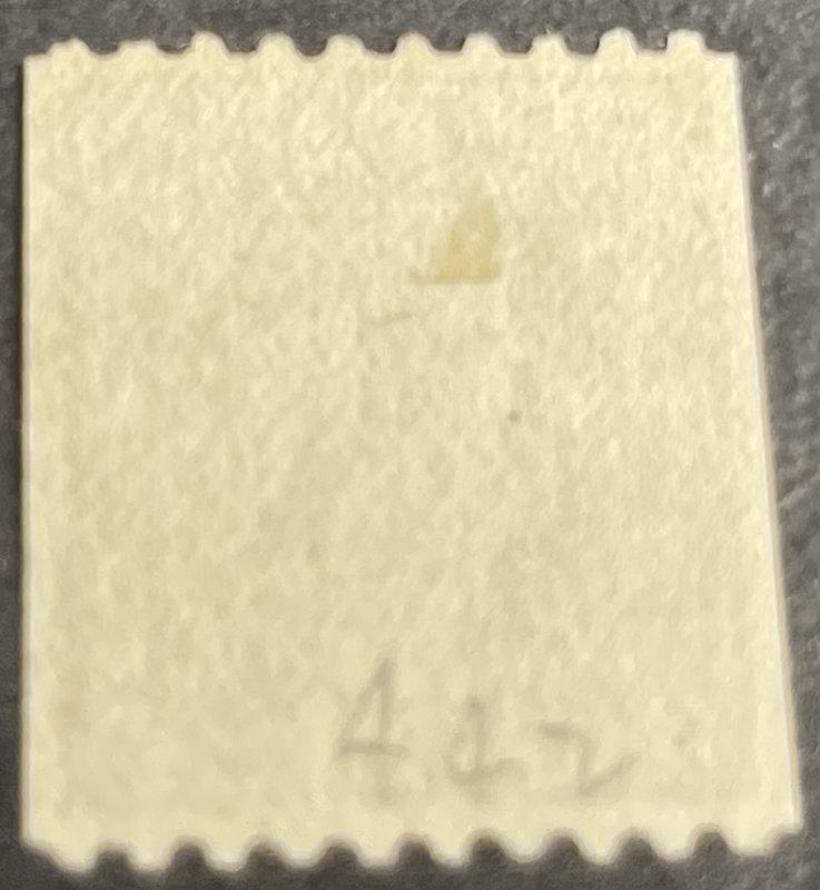 U.S.# 442-USED--COIL-SINGLE--TW0 CENT/WASHINGTON--DEEP CARMINE--1914