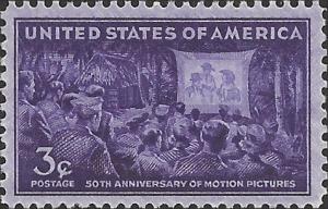 # 926 MINT NEVER HINGED MOTION PICTURE 50TH ANNIV.