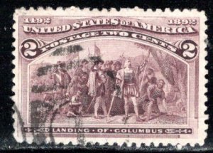 United States Scott # 231, used