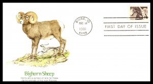 US 1880-1889 Wildlife Fleetwood Set of Ten U/A FDC