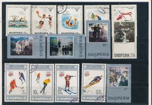 D395716 Albania Nice selection of VFU Used stamps
