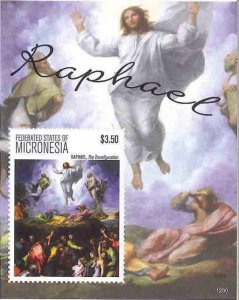 Micronesia - Raphael Painting & Art - Souvenir Stamp Sheet - MIC1230S