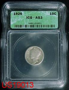 1926 MERCURY DIME ICG AG-3