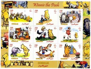 Somalia 2003 WINNIE THE POOH Sheet Perforated Mint (NH)