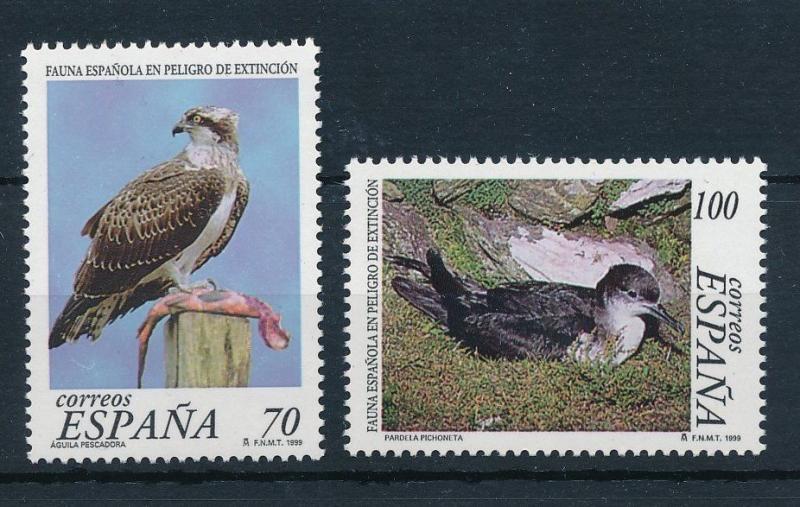 [23125] Spain 1999 Birds Vögel Oiseaux Ucelli Very nice Set MNH