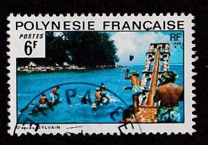 French Polynesia # 280, Pebble Diving, Used, 1/3 Cat.