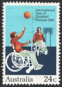 Australia SC#810 24¢ International Year of Disabled Persons (1981) Used