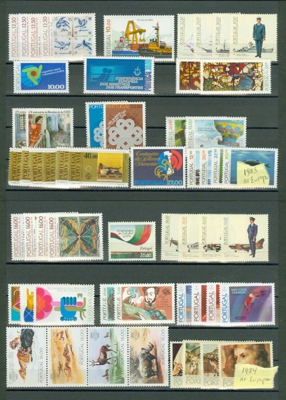 EDW1949SELL : PORTUGAL Choice collection Cplt of Commemorative from 1963-1988.