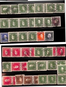 76464 - BOSNIA - STAMPS - LARGE Lot of stamps with NICE POSTMARKS - 11 CARDS-