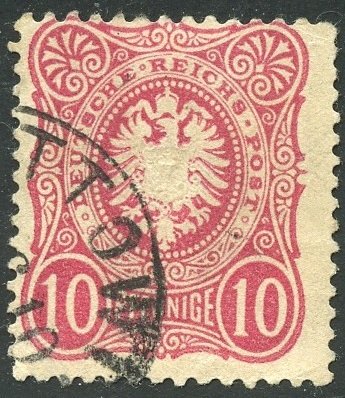 Germany Scott 31 U Good H - Pfennige - SCV $1.50