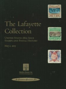 The Lafayette Collection of the U.S. 1869 Issue, Matthew Bennett, May 2, 2003