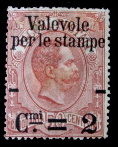 ITALY - SCOTT# 60 - MH - CAT VAL $42.50