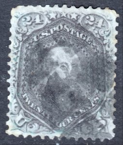 #78 Used, F-VF, Heavy cancel (CV $400 - ID23691) - Joseph Luft