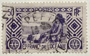 AlexStamps FRENCH POLYNESIA #95 VF Used