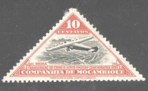 Mozambique  Company Scott 166 Airplane triangular stamp