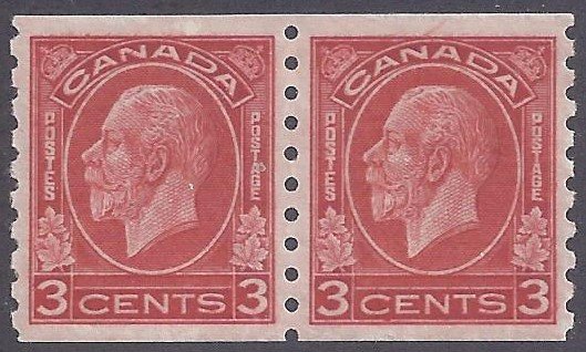 Canada Scott #207 Mint Pair LH VF