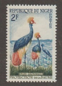 Niger - Scott # 92 Crested Cranes  - MH