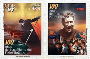 184715 MNH CHILE 2001 100 AÑOS DEL NACIMIENTO DEL PADRE HURTADO