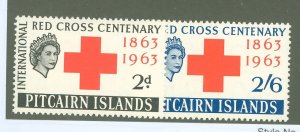 Pitcairn Islands #36-37  Single (Complete Set)