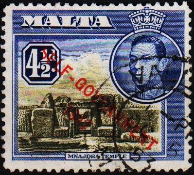Malta.1948 4 1/2d S.G.241a Fine Used