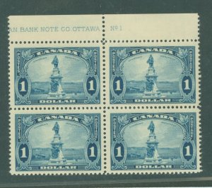 Canada #227 Mint (NH) Plate Block