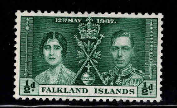 Falkland  Islandss Scott 81 Mint No Gum from Coronation set 1937