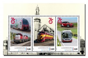 2021 Luxembourg CFL SS Meng Post (Scott  NL) MNH