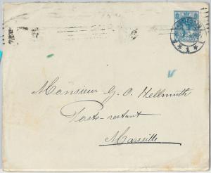 58184 -  NETHERLANDS - POSTAL HISTORY: Postal Stationery COVER to  FRANCE - 1914