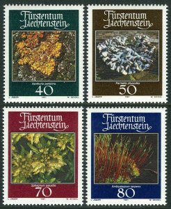 Liechtenstein 1981 MNH Stamps Scott 714-717 Mosses and Lichens