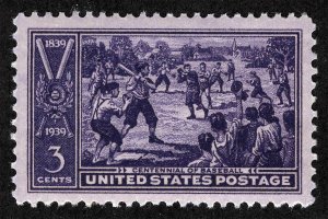 US Sc 855 Violet 3¢ MNH Original Gum JUMBO GEM