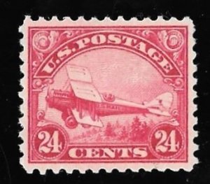 C6 24 cents Biplane, Carmine Stamp mint OG NH EGRADED SUPERB 98 XXF