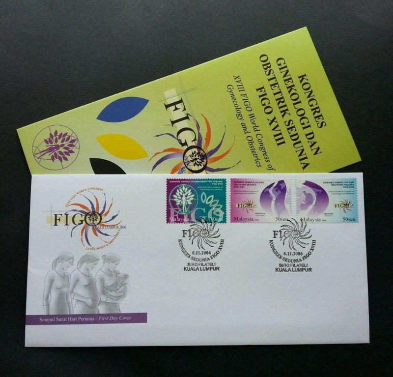 XVIII Figo World Congress of Gynaecology Malaysia 2006 (stamp FDC)