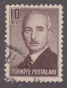 Turkey 969 President Mustafa İsmet İnönü 1948