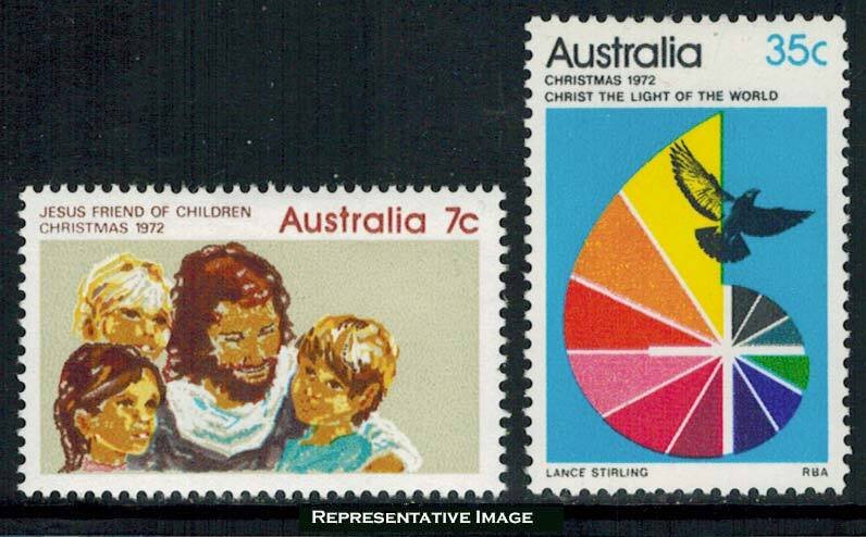 Australia Scott 539-540 Mint never hinged.
