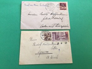 Switzerland early postal history 1922 &1949 cover items A15068