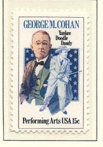 US# 1756 $.15 George M Cohan (MNH) CV$0.30