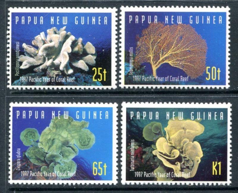 Papua New Guinea 924-927, MNH. Pacific Year of Coral Reef, 1997. x11860