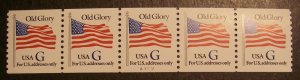 Scott 2890, 32 cent G Flag, PNC5 #A1112, MNH Coil Beauty