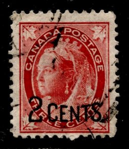 Canada Stamps #87 USED SURCHARGED ISSUE