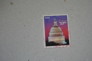 2002 US priority mail US capitol 13.65 used