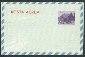 SAN MARINO 20L aerogramme unused...........................................60807